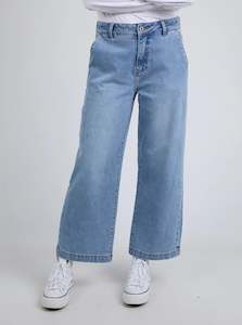 Izzy Wide Leg Jean - Vintage Blue Wash