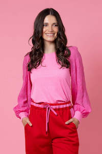 Womenswear: Elodie Top - Pink