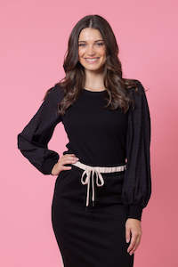 Womenswear: Ella Top - Black