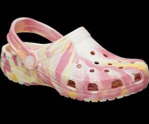 Womenswear: Classic Glow Marbled Clog Toddlers - Daylily/Multi