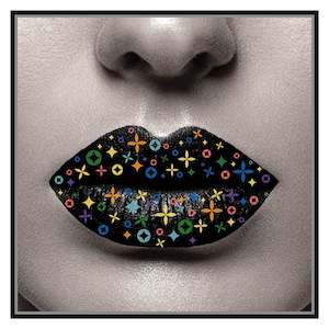 Canvas Art Lips 2