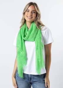 Womenswear: Scarf with Fringe - Mint