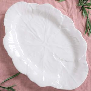 Womenswear: Melamine Cabbage Oval Platter  50cm