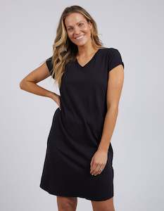 Womenswear: Manly Vee Dress - Black