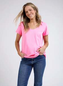 Womenswear: Vee Tee - Neon Pink