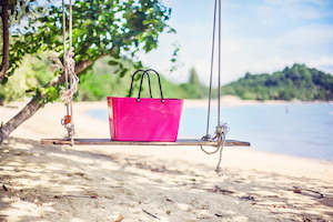 Womenswear: Large Hinza Bag - Hot Pink