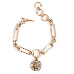 Womenswear: 3018-0679 Coins of Relief Bracelet