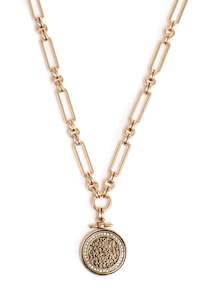 2018-0990 Necklace Coin of Relief - Gold