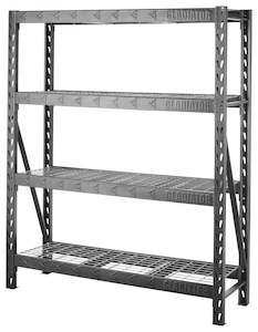 60" (152.4 cm) Wide Heavy Duty Rack with Four 18" Deep Shelves