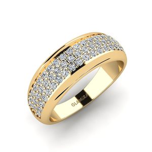 0.708 Carat Round cut 14k Yellow Gold Zirconia GLAMIRA Ring Giftani GLAMIRA NZ