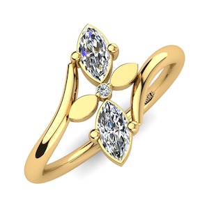 0.4 Carat Marquise cut 14k Yellow Gold Diamond GLAMIRA Ring Tinka GLAMIRA NZ