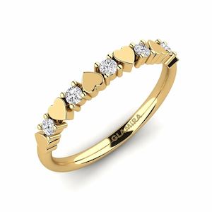 0.15 Carat Round cut 14k Yellow Gold Diamond GLAMIRA Ring Katharyn GLAMIRA NZ