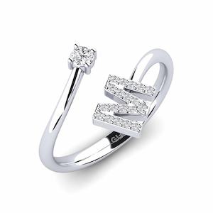 Jewellery: 0.07 Carat Round cut White Silver Diamond GLAMIRA Ring Oraphan M GLAMIRA NZ