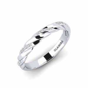 0.1 Carat Round cut 14k White Gold Diamond GLAMIRA Ring Rosario GLAMIRA NZ