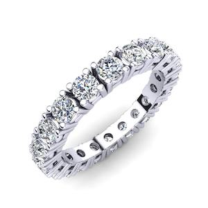 2 Carat Round cut 14k White Gold Lab Grown Diamond GLAMIRA Ring Marileno GLAMIRA NZ