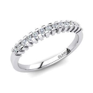 0.084 Carat Round cut 14k White Gold Diamond GLAMIRA Ring Kalundra GLAMIRA NZ