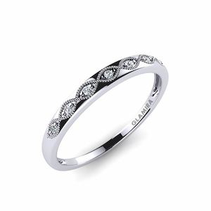 0.07 Carat Round cut 14k White Gold Diamond GLAMIRA Ring Angelina GLAMIRA NZ