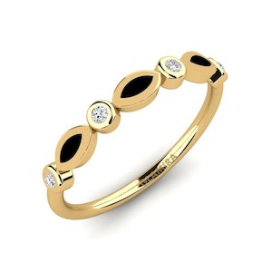 0.06 Carat Round cut 14k Yellow Gold Diamond GLAMIRA Ring Teri GLAMIRA NZ