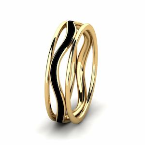 14k Yellow Gold GLAMIRA Ring Pretty Guns Men GLAMIRA NZ