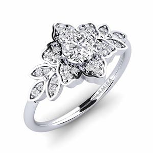 0.35 Carat Round cut 18k White Gold Diamond GLAMIRA Ring Sueann GLAMIRA NZ