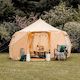 Luxury Waterproof Lotus Shaped Dome Canvas Tent