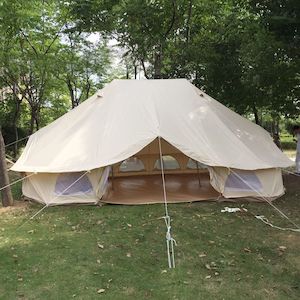 6 X 4M 10-12 Person Waterproof Canvas Emperor Bell Tent