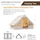 Waterproof Inflatable Glamping Bell Tent (2M X 3M)