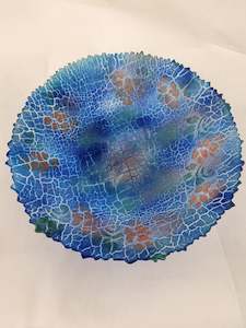 Linde Rose - Blue flower bowl