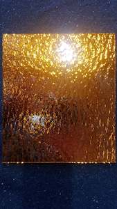 Department store: Medium Amber Rough Rolled - Shimmer Glass