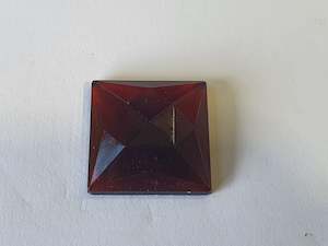 Department store: Square Dark Amber Faceted Jewels T