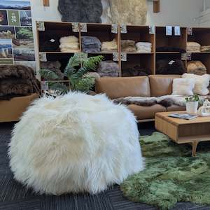 Leather tanning and fur dressing: Bean Bag | Dyed Arctic Fleece