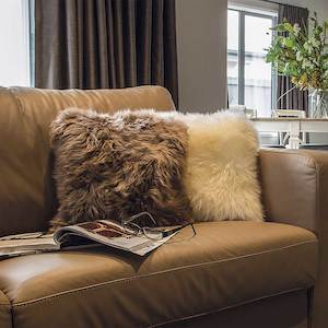 Double Sided Sheepskin Cushion Covers