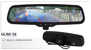 4.3 inch Manual Dimming Reverse Mirror Monitor #42 Bracket