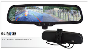 4.3 inch Manual Dimming Reverse Mirror Monitor #33 Bracket