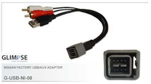 Nissan Factory AUX and USB Adapter