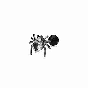 CZ Spider Top Cartilage Barbell