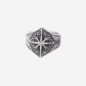 Stainless Steel Compass Ring