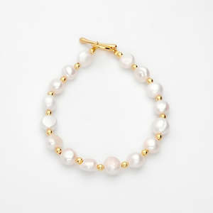 Freshwater Pearls OT Buckle Bracelet