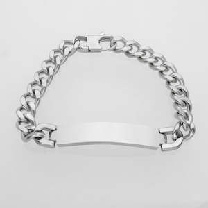 Stainless Steel ID Bracelet 9mm Width