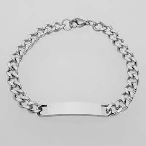 Stainless Steel ID Bracelet 7mm Width