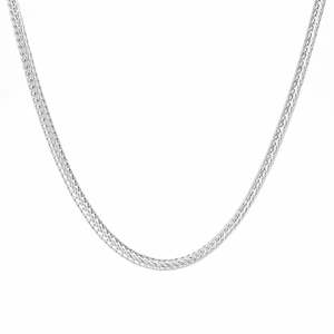 Stainless Steel 4mm Square Chain Necklace