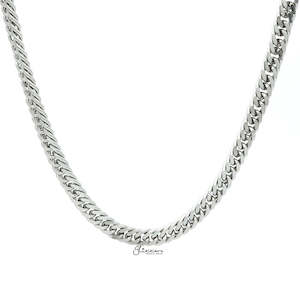 Stainless Steel Curb Link Chain Necklaces - 5.5mm width | 61cm length