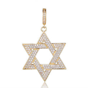 Star of David Pendant - Gold