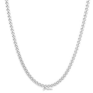 Stainless Steel Curb Chain Men's Necklaces - 4.5mm width | 61cm length