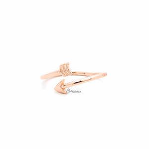 Arrow Toe Ring - Rose Gold