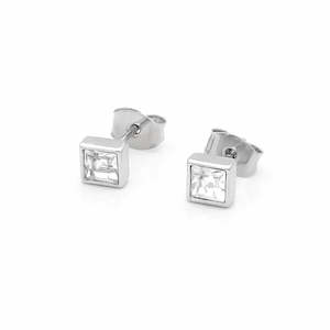 Square Crystal Stud Earrings