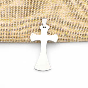 Stainless Steel Plain Cross Pendant