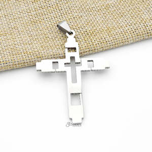 Stainless Steel Plain Cross Pendant