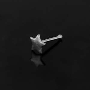 Sterling Silver Star Nose Pin Stud