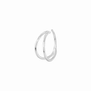 Sterling Silver Two Lines Nose Ring